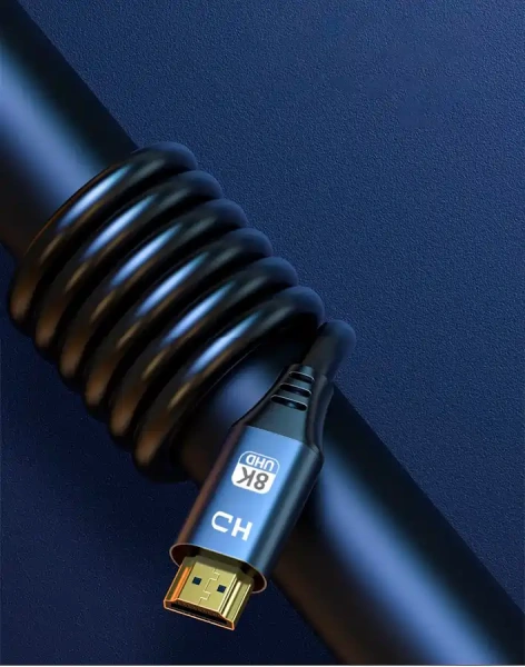 Кабель HDMI v2.1 Premium PRO UltraHD 8K 60Гц / 4K 120Гц, поддержка HDR, ARC, 48 Гбит/с, 5 метров