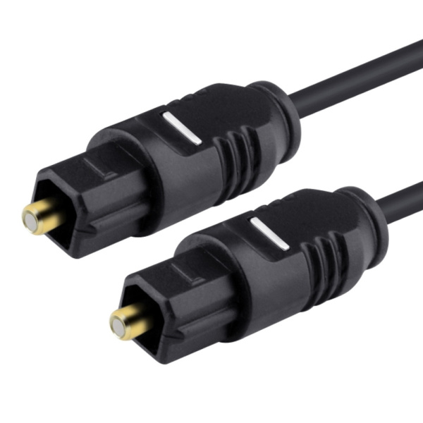 Кабель оптический (Toslink/SPDIF), 1 метр, черный