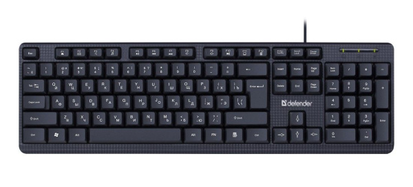 Клавиатура Defender Daily HB-162 45162, 1.8м, черный