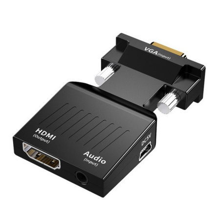 Адаптер - переходник VGA - HDMI PRO MINI, черный