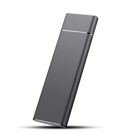 Внешний корпус - бокс для жесткого диска SSD M.2 NVME - USB-C/USB-С, алюминий, черный