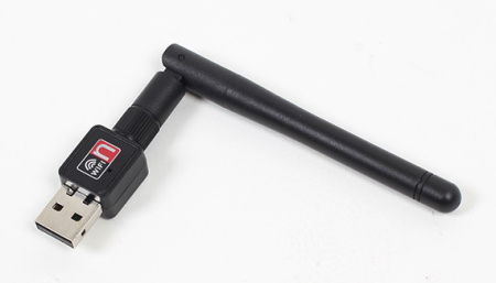 Адаптер - беспроводной Wi-Fi-приемник USB2.0, антенна, до 150 Мбит/с, 2.4GHz