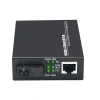 Медиаконвертер - удлинитель - коммутатор оптический 1xRJ45 10/100/1000MB - 1xSC до 3км одномодовый одноволоконный, комплект