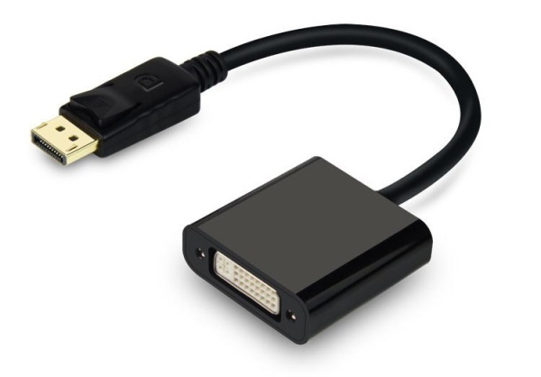 Адаптер - переходник DisplayPort - DVI, черный