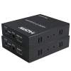 Удлинитель сигнала HDMI по витой паре RJ45 (LAN) до 150 метров, активный, FullHD 1080p, комплект, черный