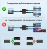 Cплиттер - разветвитель 1×2 HDMI 2.0 PRO UltraHD 4K 60Гц, 18.5 Гбит/c, поддержка HDCP2.2, HDR, EDID, 600MHz, черный