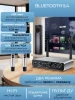 Караоке-система Аудио адаптер Hi-Fi LY18, беспроводной микрофон DM-582, комплект: 2 микрофона + приемник, цветной