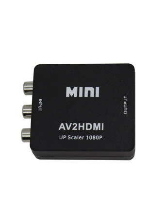 Адаптер - переходник RCA (AV) на HDMI, черный