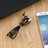 Кабель jack 3.5mm (AUX) PRO, папа-папа, 1 метр, черный