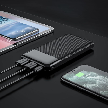 Портативное зарядное устройство HOCO J72 Power bank 10000mAh, черный