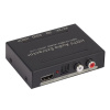 Адаптер - HDMI аудио экстрактор 4K  - оптика (Toslink/SPDIF) - jack 3.5mm (AUX), черный