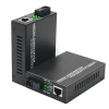 Медиаконвертер - удлинитель - коммутатор оптический 1xRJ45 10/100/1000MB - 1xSC до 3км одномодовый одноволоконный, комплект