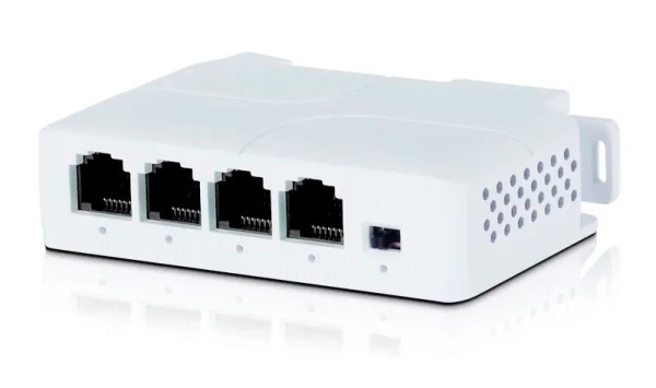 Разветвитель RJ45 (повторитель, удлинитель, ретранслятор, расширитель) POE портов 1х3 до 100 Мбит/с, для IP-портов POE-коммутатора, IP-камеры