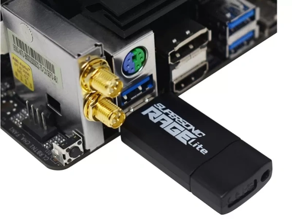 Флешка 32Gb Patriot RAGE Lite (PEF32GRLB32U), USB 3.0, черный