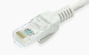Сетевой кабель - витая пара - патчкорд RJ45 (LAN) CAT-5E, 30 метров, белый
