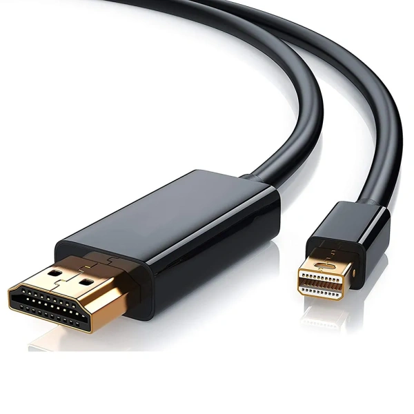 Кабель Mini DisplayPort - HDMI 4K, папа-папа, 1,8 метра, черный