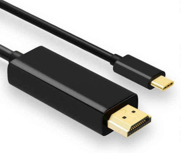 Кабель USB3.1 Type-C - HDMI, UltraHD 4K60Hz, 1,8 метра, черный