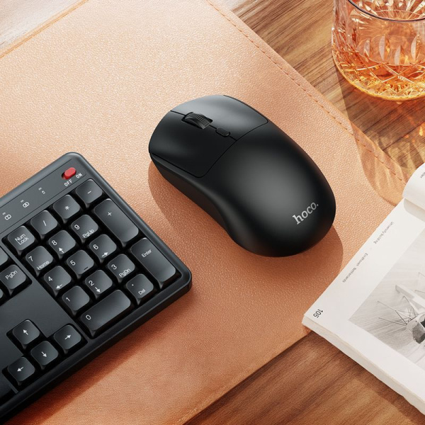 Мышь беспроводная HOCO GM42, 2,4G, 1600dpi, черный