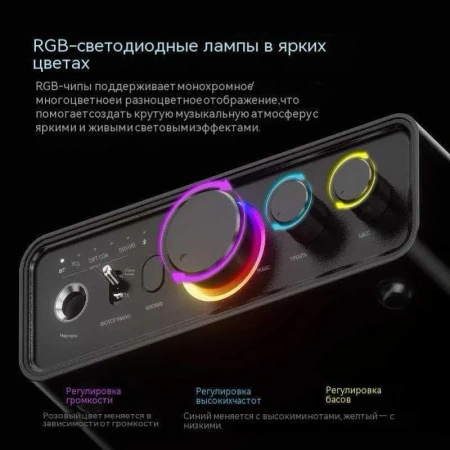 Аудио адаптер Hi-Fi M18 Bluetooth v5.3 (TX/RX) - оптика (Toslink/SPDIF) / AUX 3.5мм / RCA / USB, функция караоке (MIC 6,35мм), регулировка звука, тембра и громкости микрофона, пульт ДУ