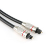 Кабель оптический (Toslink/SPDIF) PRO, усиленный, 5 метров, черный