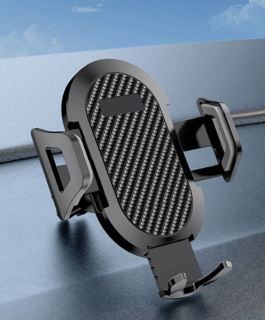 Автомобильный держатель для телефона S168+CF33A на воздуховод (дефлектор), черный