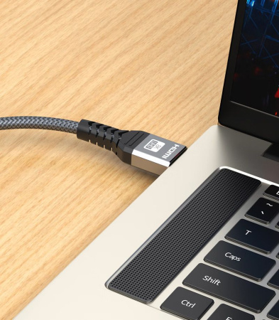 Кабель HDMI v2.1 Premium PRO UltraHD 8K 60Гц / 4K 120Гц, поддержка HDR, ARC, 48 Гбит/с, в оплетке, 3 метра