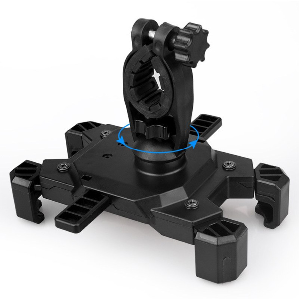 Держатель для телефона на велосипед, мотоцикл, самокат, коляску - велодержатель смартфона MOD04, 3.5-6.8 дюймов, пластик, черный