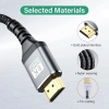 Кабель HDMI v2.1 Premium PRO UltraHD 8K 60Гц / 4K 120Гц, поддержка HDR, ARC, 48 Гбит/с, в оплетке, 1 метр