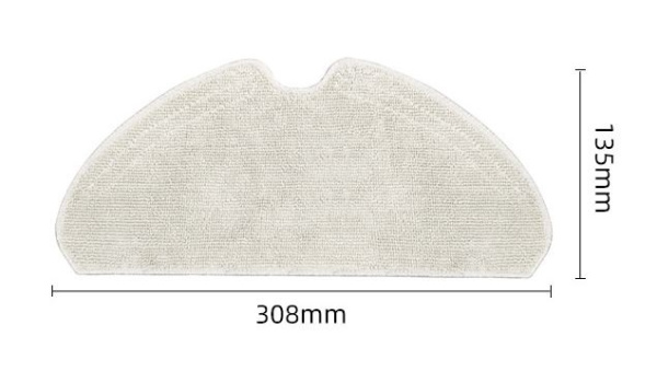 Салфетка (тряпка) - многоразовая микрофибра для робота-пылесоса Dreame Bot D10S Pro