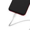 Зарядный USB дата кабель BOROFONE BX14 MicroUSB, 2.4A, 3м, белый
