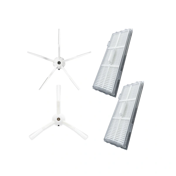 Набор аксессуаров Mini 1 для робота-пылесоса Roborock S7 Pro UItra, белые боковые щетки