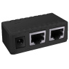 PoE-адаптер (PoE-инжектор) 100 Мбит/с, 12–52В, для камер, точек доступа, IP-телефонии, сетевого оборудования, черный