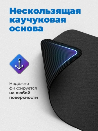 Коврик для мыши Defender BLACK S (350x250x3мм)