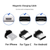 Магнитная головка - коннектор USLION Lightning для зарядного USB кабеля