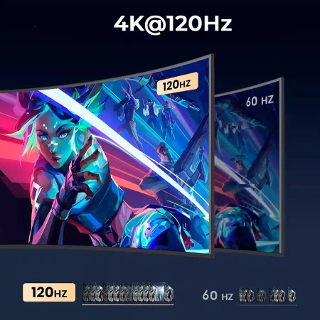 Cплиттер - разветвитель 1×3 HDMI UltraHD 8K 60Гц / 4K 120Гц, до 48 Гбит/c, поддержка HDCP2.3 и Dolby Vision, черный