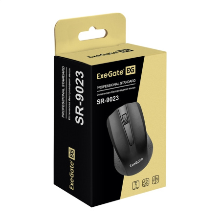 Мышь беспроводная оптическая ExeGate Professional Standard SR-9023, 1200dpi, черный
