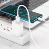 Зарядный USB дата кабель HOCO X88 Type-C, 3.0A, 1м, белый