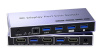 Адаптер - 2-х портовый KVM-переключатель DisplayPort v1.4 – 8K 60Гц / 4K 240Гц, USB3.0, HDR, алюминий