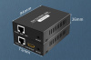 KVM-удлинитель HDMI USB по витой паре RJ45 UTP (LAN) до 150 метров, FullHD 1080p, комплект, черный