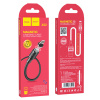 Зарядный магнитный USB дата кабель HOCO X52 Lightning, 2.4A, 1м, черный