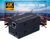 Удлинитель сигнала HDMI по витой паре RJ45 (LAN) до 100 метров, активный, UltraHD 4K, комплект, черный