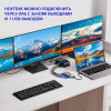 Адаптер – KVM-переключатель 2x3 HDMI 2.1 – 8K 60Гц / 4K 120Гц, USB3.0 / USB-C, черный