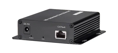 Удлинитель сигнала HDMI по витой паре RJ45 (LAN) до 200 метров  UltraHD 4K, комплект: 1 передатчик + 4 приемника + коммутатор RJ45