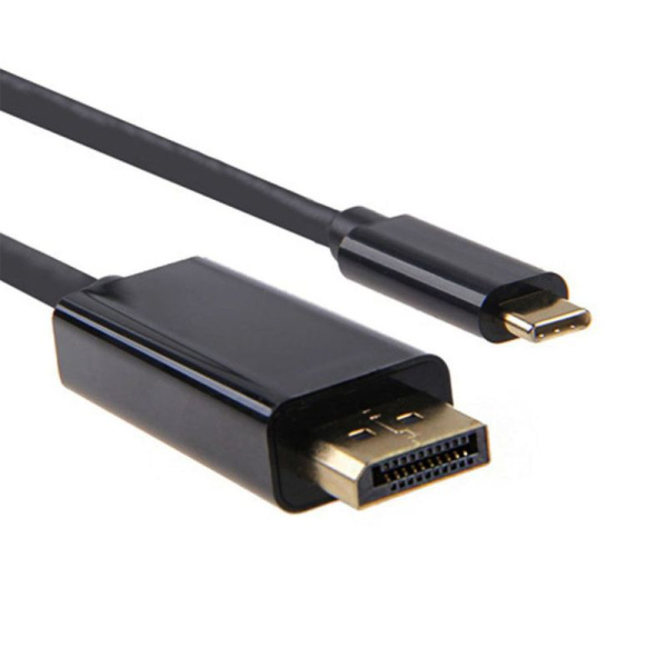 Кабель USB3.1 Type-C - DisplayPort, UltraHD 4K60Hz, 1,8 метра, черный
