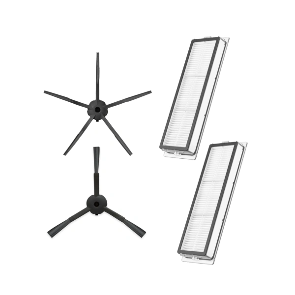 Набор аксессуаров Mini 1 для робота-пылесоса Roborock S6, черные боковые щетки