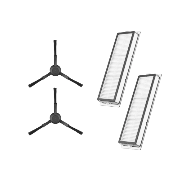 Набор аксессуаров Mini 1 для робота-пылесоса Xiaomi Mijia Sweeping Robot 1C (SKV4073CN), черные боковые щетки