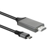 Кабель USB3.1 Type-C - HDMI, UltraHD 4K, 2 метра, черный
