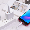 Зарядный USB дата кабель BOROFONE BX37 MicroUSB, 2.4A, 1м, белый