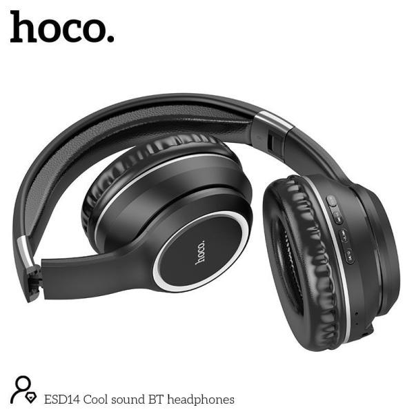 Беспроводные Bluetooth наушники HOCO ESD14, полноразмерные, черный