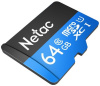 Карта памяти MicroSDXC 64GB Netac P500 (NT02P500STN-064G-S), класс 10